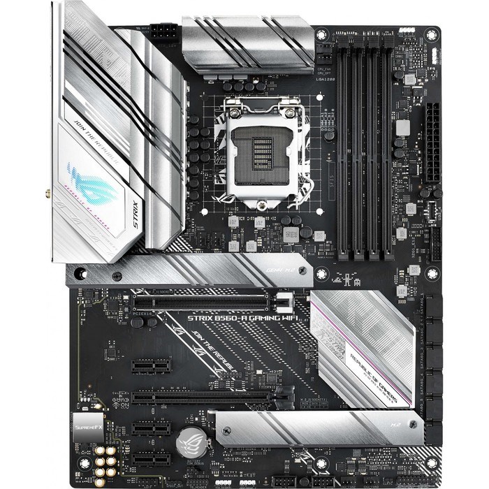 Материнская плата Asus ROG STRIX B560-A GAMING WIFI, LGA1200, B560, 4xDDR4, HDMI, ATX - фото 51372055