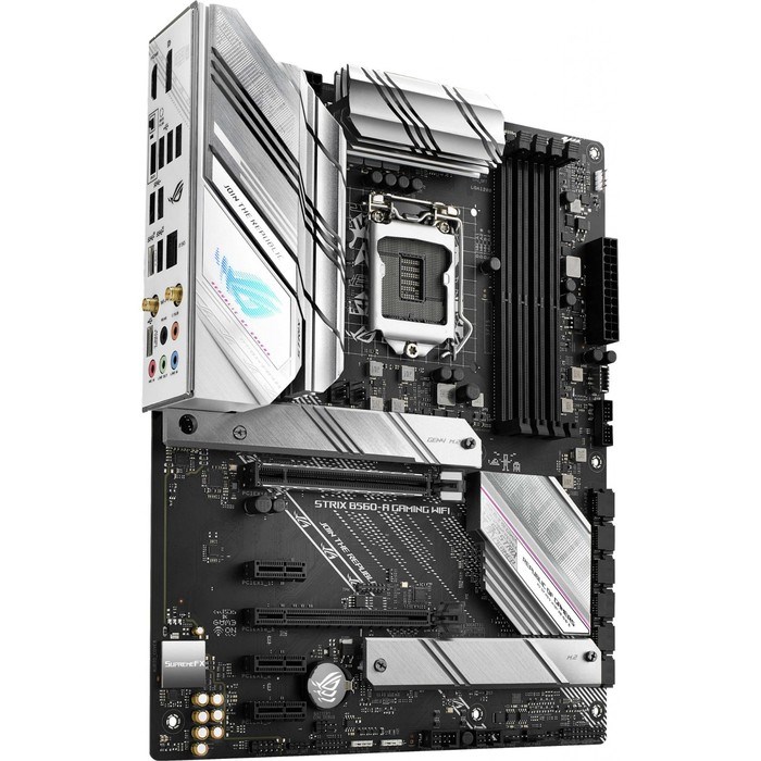 Материнская плата Asus ROG STRIX B560-A GAMING WIFI, LGA1200, B560, 4xDDR4, HDMI, ATX - фото 51372056