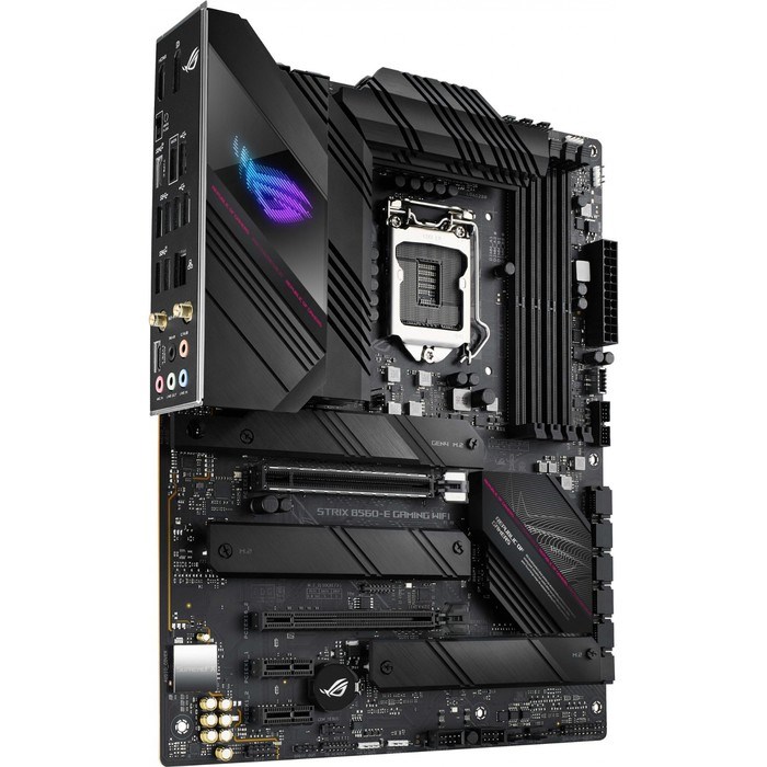 Материнская плата Asus ROG STRIX B560-E GAMING WIFI, LGA1200, B560, 4xDDR4, HDMI, ATX - фото 51372064