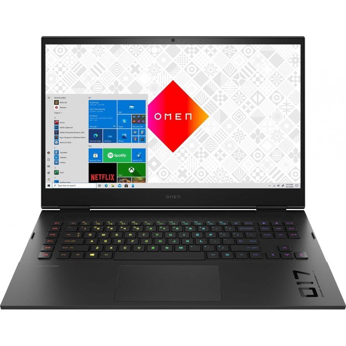 Ноутбук HP Omen 17-ck0045ur, 17.3", i7 11800H, 16Гб, RTX3080, SSD 1 Тб, Win11, Wi-Fi, чёрный   79442 - фото 51372159