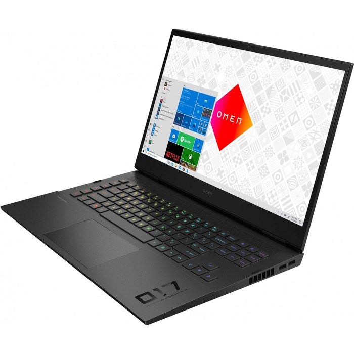 Ноутбук HP Omen 17-ck0045ur, 17.3", i7 11800H, 16Гб, RTX3080, SSD 1 Тб, Win11, Wi-Fi, чёрный   79442 - фото 51372160