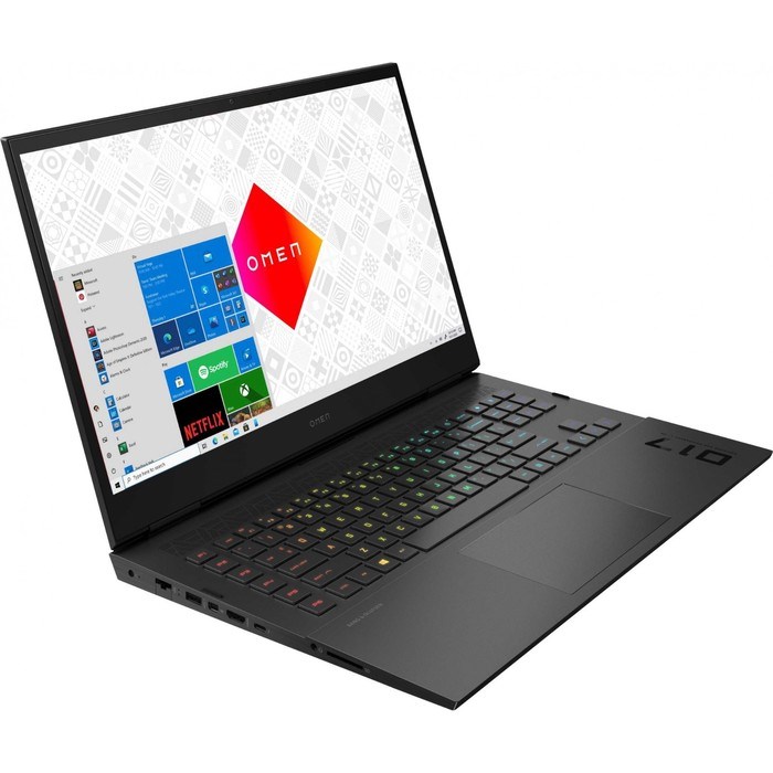 Ноутбук HP Omen 17-ck0045ur, 17.3", i7 11800H, 16Гб, RTX3080, SSD 1 Тб, Win11, Wi-Fi, чёрный   79442 - фото 51372161