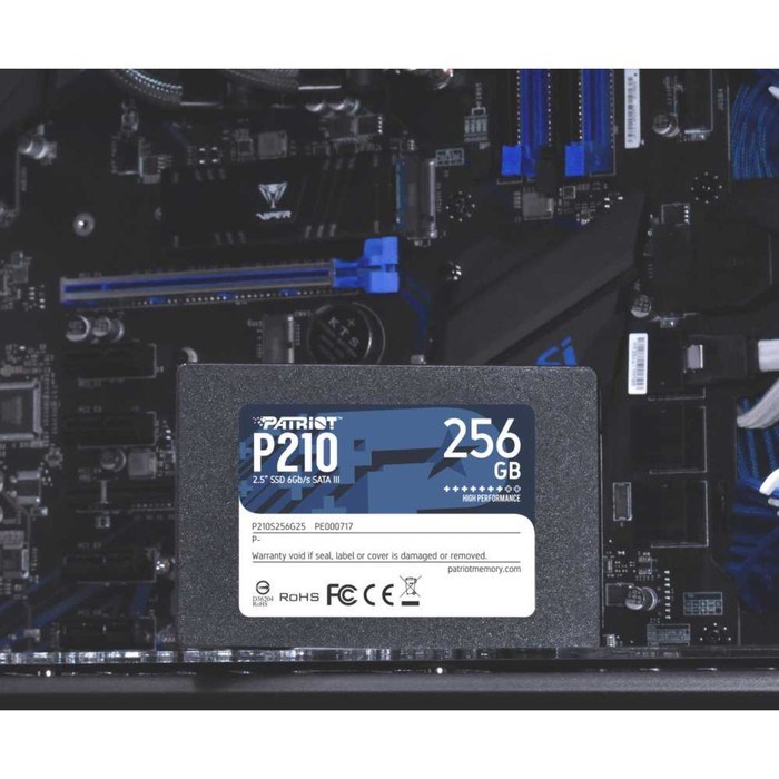 Накопитель SSD Patriot P210S256G25 P210, 256 Гб, SATA III, 2.5" - фото 51372191