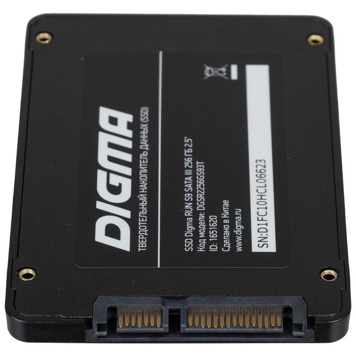 Накопитель SSD Digma  DGSR2256GS93T, 256 Гб, SATA III, 2.5" - фото 51372197