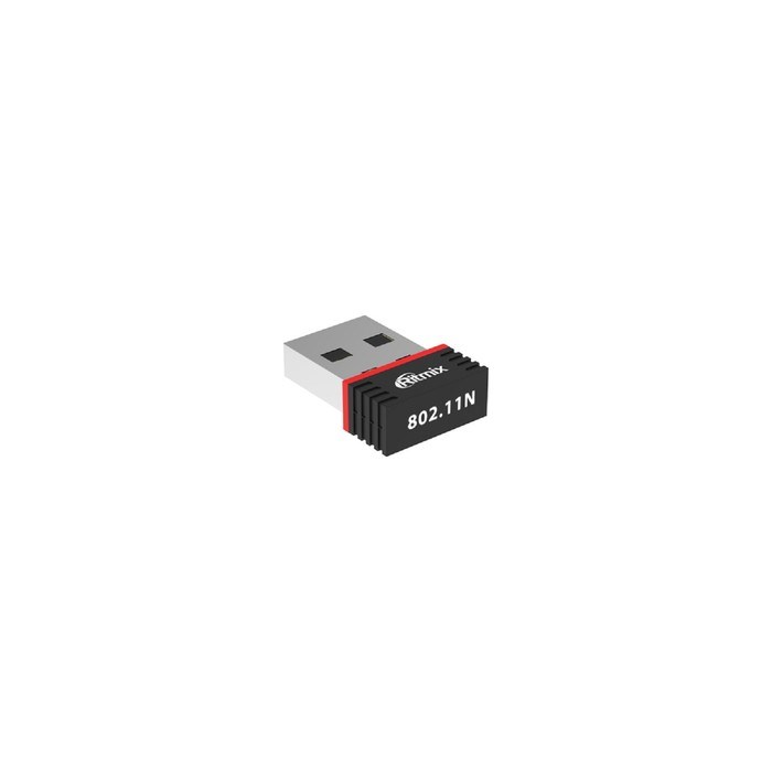 Адаптер Wi-Fi Ritmix RWA-120, 150 Mbps, USB, чёрный - фото 51372200