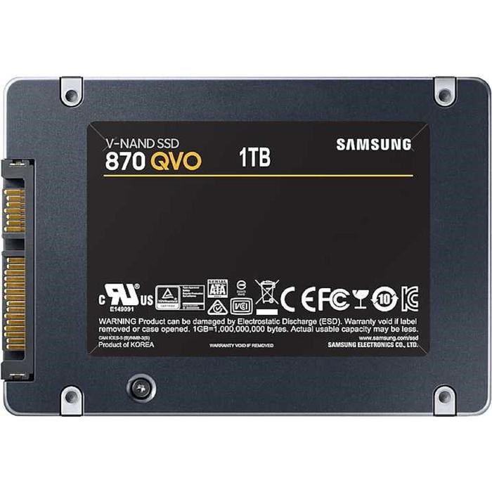 Накопитель SSD Samsung MZ-77Q1T0BW 870 QVO 2.5", 1Тб, SATA III - фото 51372207