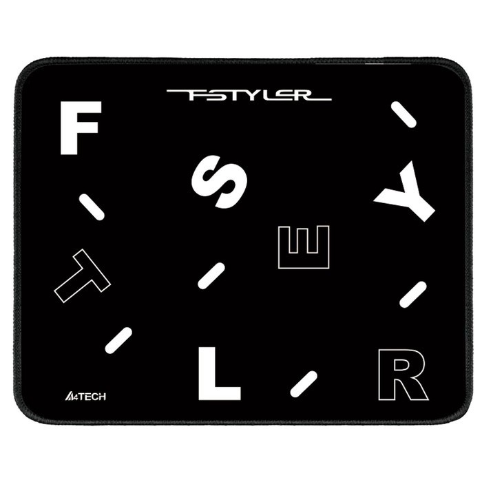 Коврик для мыши A4Tech FStyler FP25, игровой, 250x200x2мм, чёрный - фото 51372571