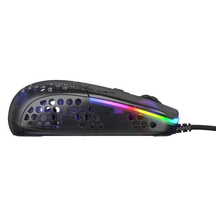 Мышь Xtrfy MZ1 – ZY’S RAIL, игровая, проводная, подсветка RGB, 16000 dpi, USB, чёрная - фото 51372677