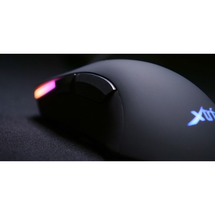 Мышь Xtrfy M1, игровая, проводная, подсветка RGB,7200 dpi, USB, чёрная - фото 51372686