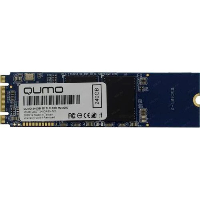 Накопитель SSD QUMO Novation Q3DT-128GAEN-M2, 128Гб, PCI-E x4, M2 - фото 51373056