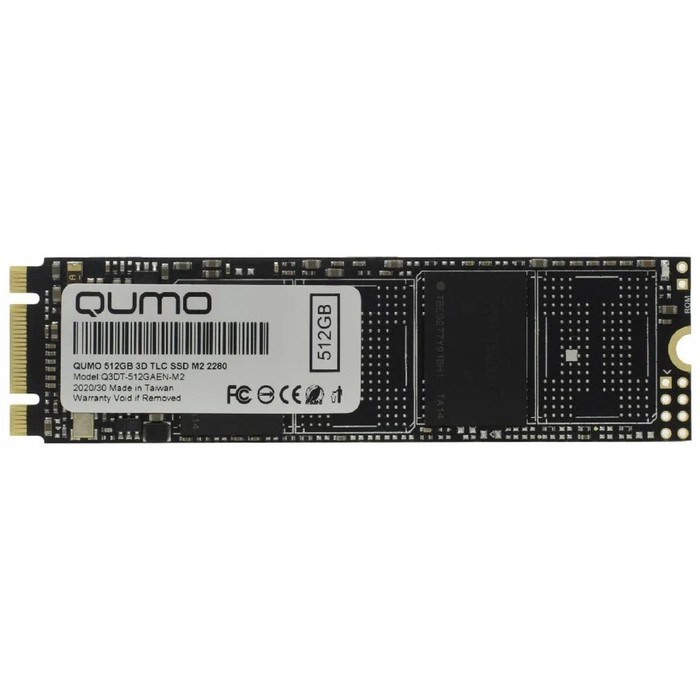 Накопитель SSD QUMO Novation Q3DT-512GAEN-M2, 512Гб, PCI-E x4, M2 - фото 51373060