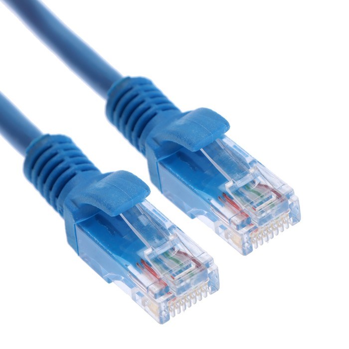 Патч-корд Cablexpert PP12-2M/B, UTP 5е кат., RJ-45(m)-RJ-45(m), 2 м, синий - фото 51373080