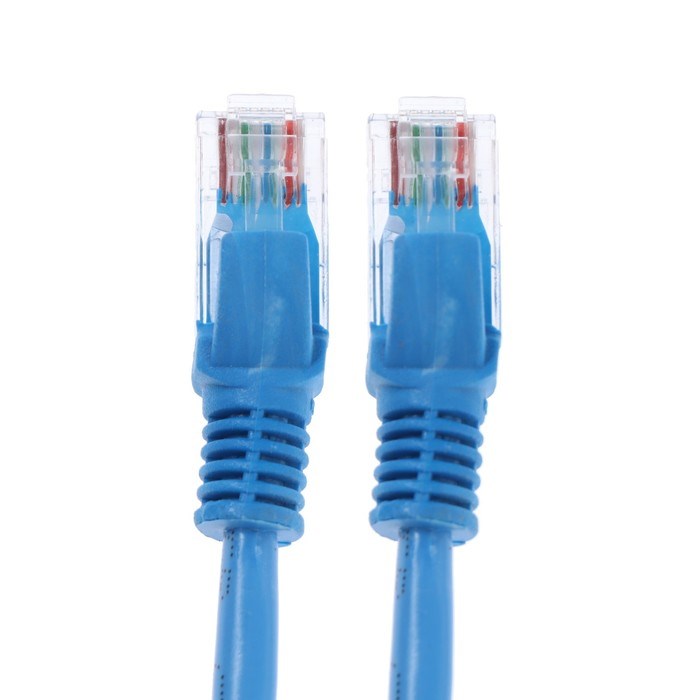 Патч-корд Cablexpert PP12-2M/B, UTP 5е кат., RJ-45(m)-RJ-45(m), 2 м, синий - фото 51373081