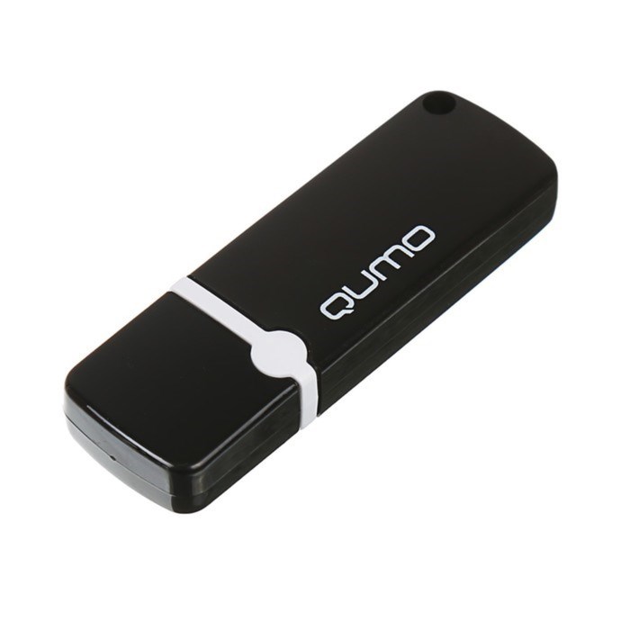 Флешка Qumo Optiva 02 Black, 32 Гб, USB2.0, черная - фото 51373322