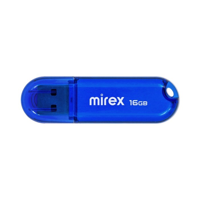 Флешка Mirex CANDY BLUE, 16 Гб ,USB2.0, чт до 25 Мб/с, зап до 15 Мб/с, синяя - фото 51373344