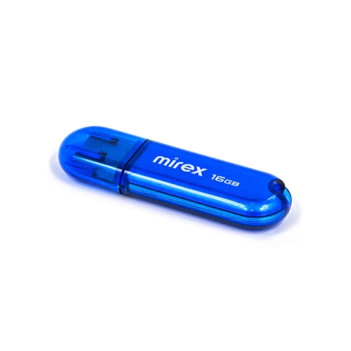 Флешка Mirex CANDY BLUE, 16 Гб ,USB2.0, чт до 25 Мб/с, зап до 15 Мб/с, синяя - фото 51373345