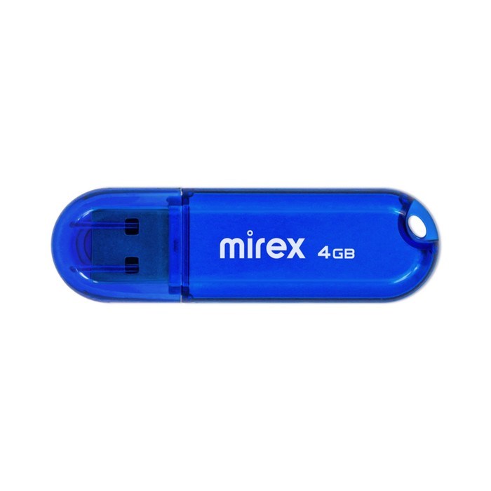 Флешка Mirex CANDY BLUE, 4 Гб ,USB2.0, чт до 25 Мб/с, зап до 15 Мб/с, синяя - фото 51373351