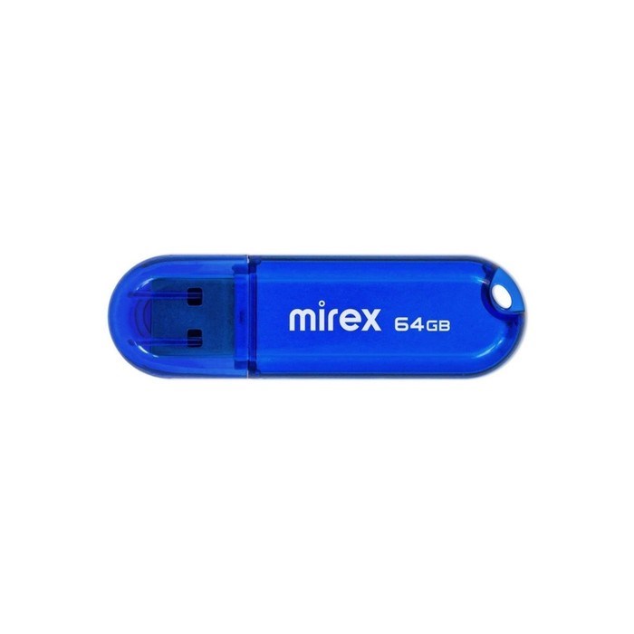 Флешка Mirex CANDY BLUE, 64 Гб ,USB2.0, чт до 25 Мб/с, зап до 15 Мб/с, синяя - фото 51373355