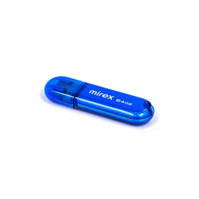 Флешка Mirex CANDY BLUE, 64 Гб ,USB2.0, чт до 25 Мб/с, зап до 15 Мб/с, синяя - фото 51373356