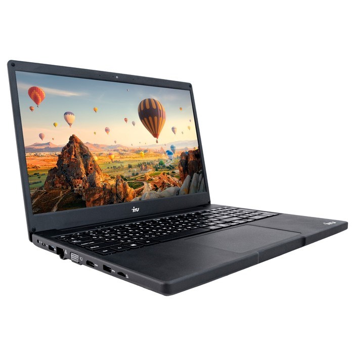 Ноутбук IRU Калибр 15Y, 15.6",  i7 8550U, 16 Гб, SSD 480 Гб, Intel UHD, FDos, чёрный - фото 51373386