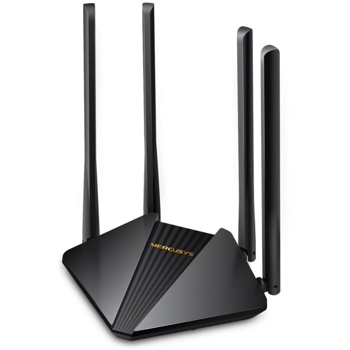 Wi-Fi роутер Mercusys MR30G AC1200, 1167 Мбит/с, 2 порта 1000 Мбит/с, чёрный - фото 51373390