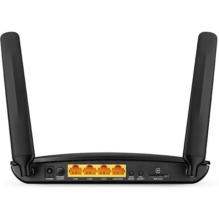 Wi-Fi роутер TP-Link Archer MR400, 1317 Мбит/с, 4 порта 100 Мбит/с, чёрный - фото 51373425