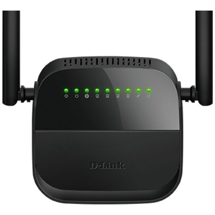 Wi-Fi роутер D-Link DSL-2750U (DSL-2750U/R1A), 300 Мбит/с, 4 порта 100 Мбит/с, чёрный - фото 51373430