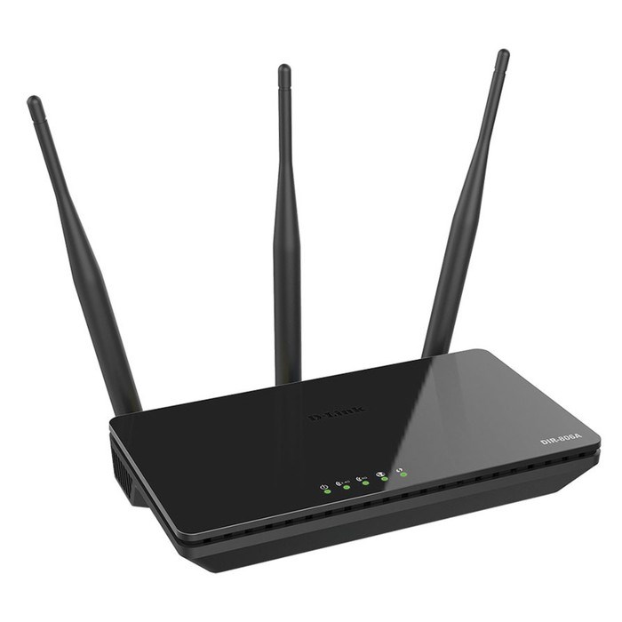 Wi-Fi роутер D-Link DIR-806A/RU, 733 Мбит/с, 4 порта 100 Мбит/с, чёрный - фото 51373440