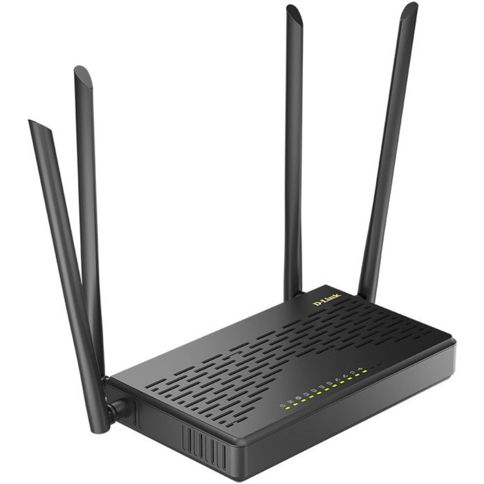 Wi-Fi роутер D-Link DIR-825 (DIR-825/GFRU/R3A), 1167 Мбит/с, 4 порта 1000 Мбит/с, чёрный - фото 51373459