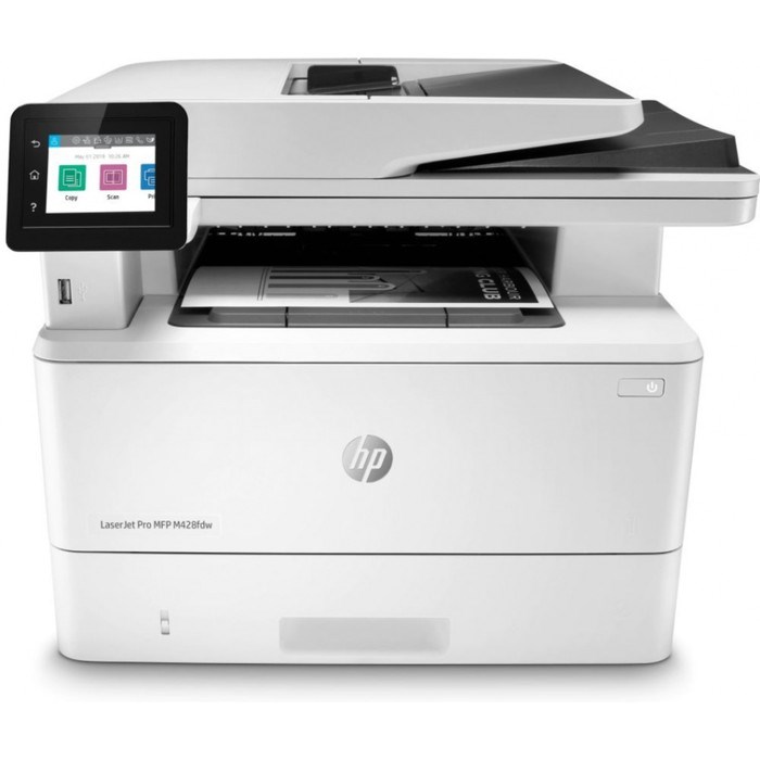 МФУ лазерный чёрно-белый HP LaserJet Pro M428fdw (W1A30A), A4, Duplex Net WiFi - фото 51373528