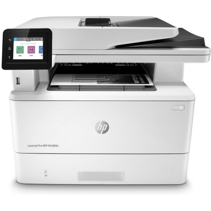 МФУ лазерный чёрно-белый HP LaserJet Pro M428fdn (W1A32A), A4, Duplex Net - фото 51373533