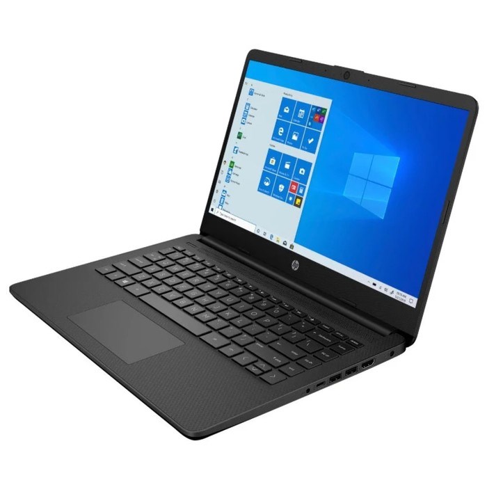 Ноутбук HP14 14s-fq0024ur, 14", 3050U, 4 Гб, SSD 256 Гб, AMD,  Win11, чёрный - фото 51373540