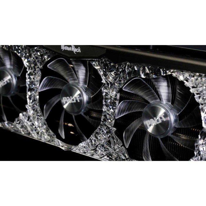 Видеокарта Palit PA-RTX3070 GAMEROCK 8G V1 LHR, GeForce RTX 3070, 8Gb, GDDR6, HDMI, DP - фото 51373631