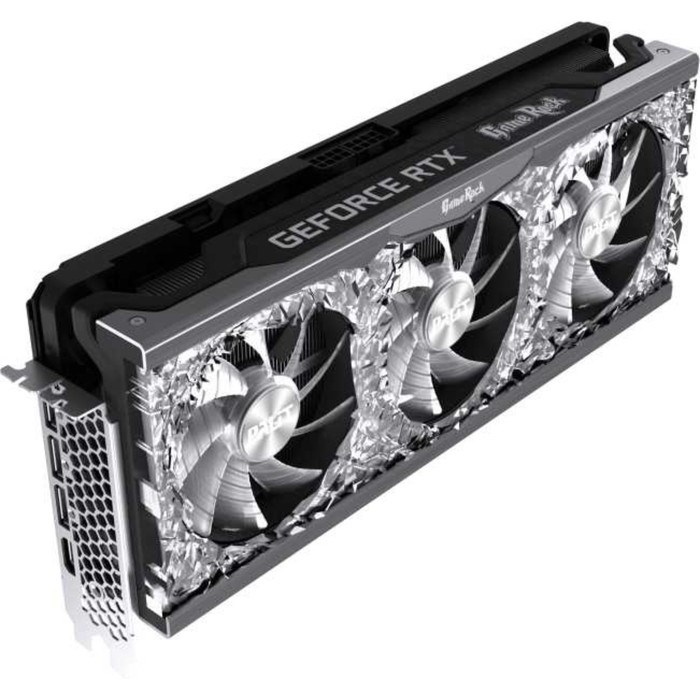 Видеокарта Palit PA-RTX3070 GAMEROCK 8G V1 LHR, GeForce RTX 3070, 8Gb, GDDR6, HDMI, DP - фото 51373636