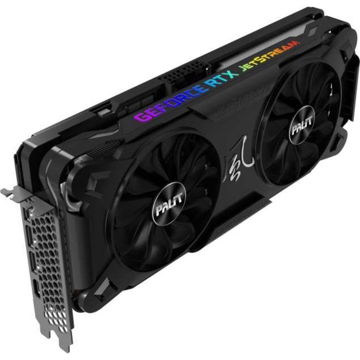 Видеокарта Palit PA-RTX3070 JETSTREAM 8G V1 LHR, GeForce RTX 3070, 8Gb, GDDR6, HDMI, DP - фото 51373646