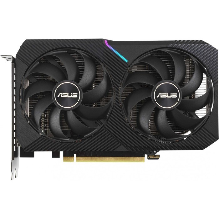 Видеокарта Asus DUAL-RTX3060TI-O8G-MINI-V2, GeForce RTX 3060Ti, 8Gb, GDDR6, HDMI, DP - фото 51373683