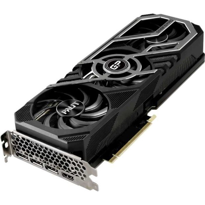 Видеокарта Palit PA-RTX3070 GAMINGPRO OC 8G V1 LHR, GeForce RTX 3070, 8Gb, GDDR6, HDMI, DP - фото 51373714