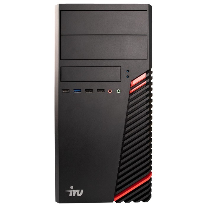 Компьютер IRU Office 310H5SM MT, i5 11400, 8 Гб, HDD 1 Тб SSD 512 Гб, UHDG 730, FDos, чёрный   93299 - фото 51373813