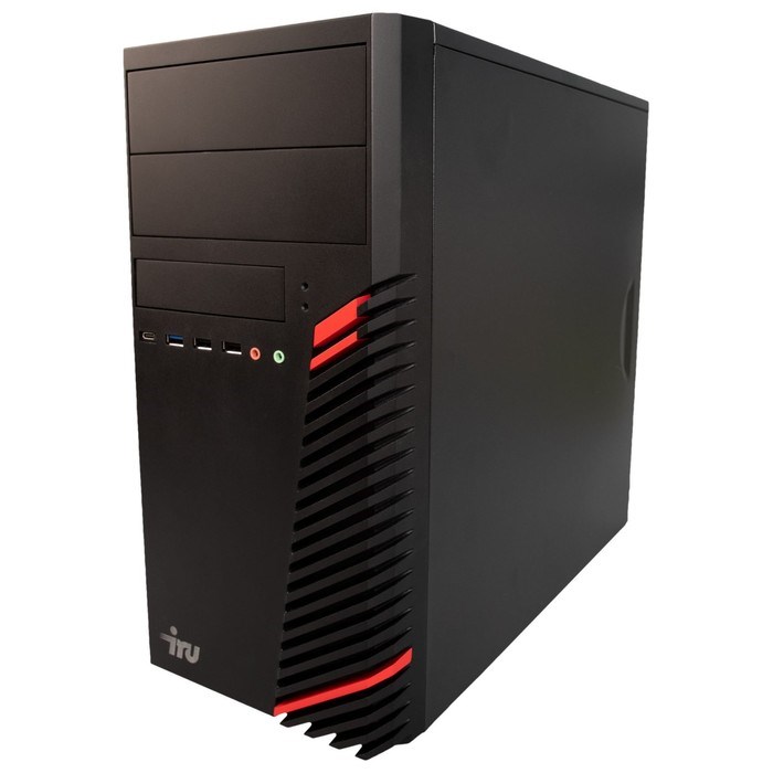 Компьютер IRU Office 310H5SM MT, i5 11400, 8 Гб, HDD 1 Тб SSD 512 Гб, UHDG 730, FDos, чёрный   93299 - фото 51373818