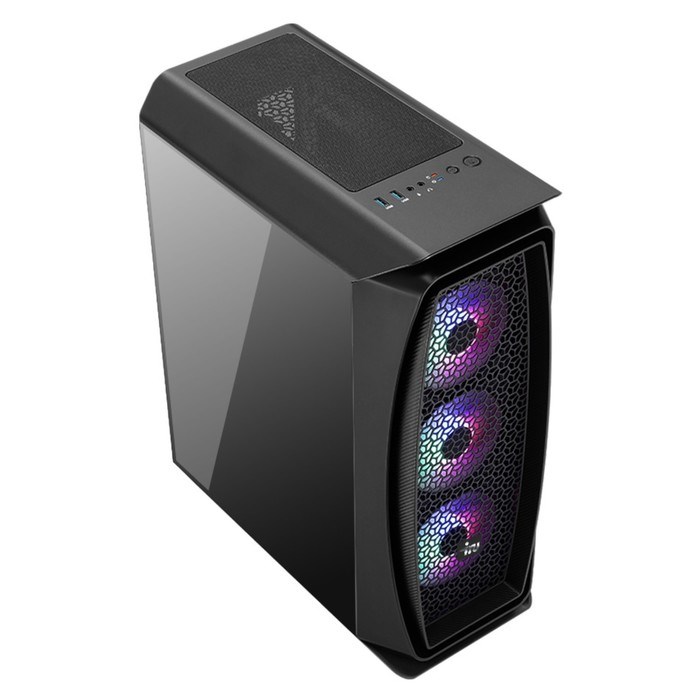 Компьютер IRU Game 510B5GMA mt, i5 11400F, 16 Гб, SSD 1 Тб, RTX3060 12Gb, FDos, чёрный - фото 51373824