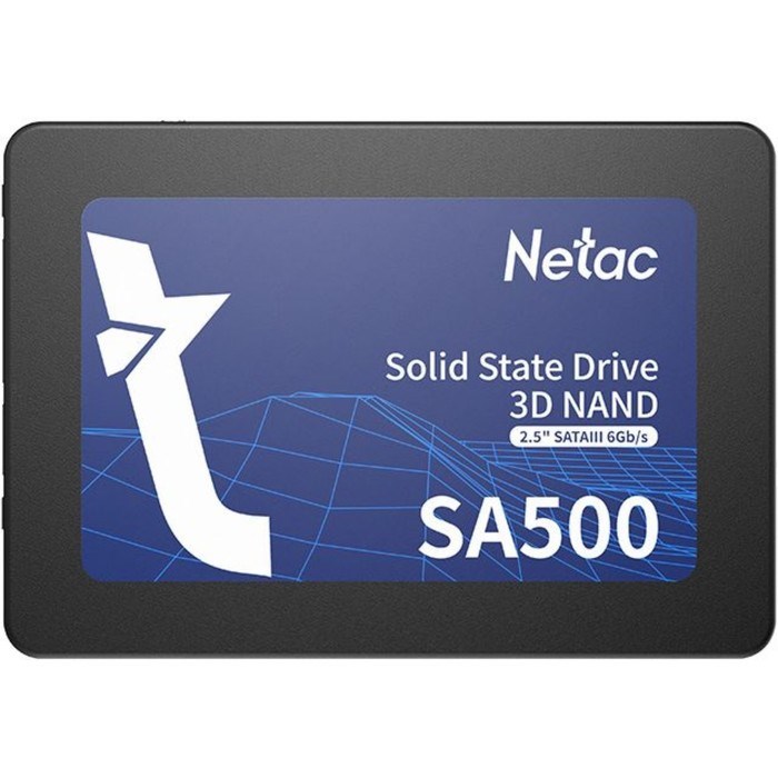 Накопитель SSD Netac NT01SA500-128-S3X SA500, 128 Гб, SATA III, 2.5" - фото 51373856