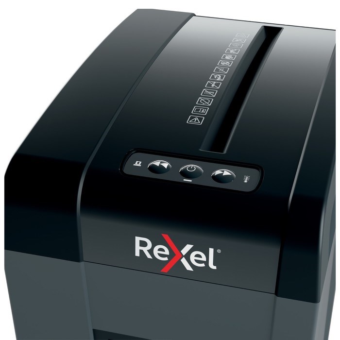 Шредер Rexel Secure X10-SL, фрагменты 4х40мм, 10 листов, скрепки, скобы - фото 51374219