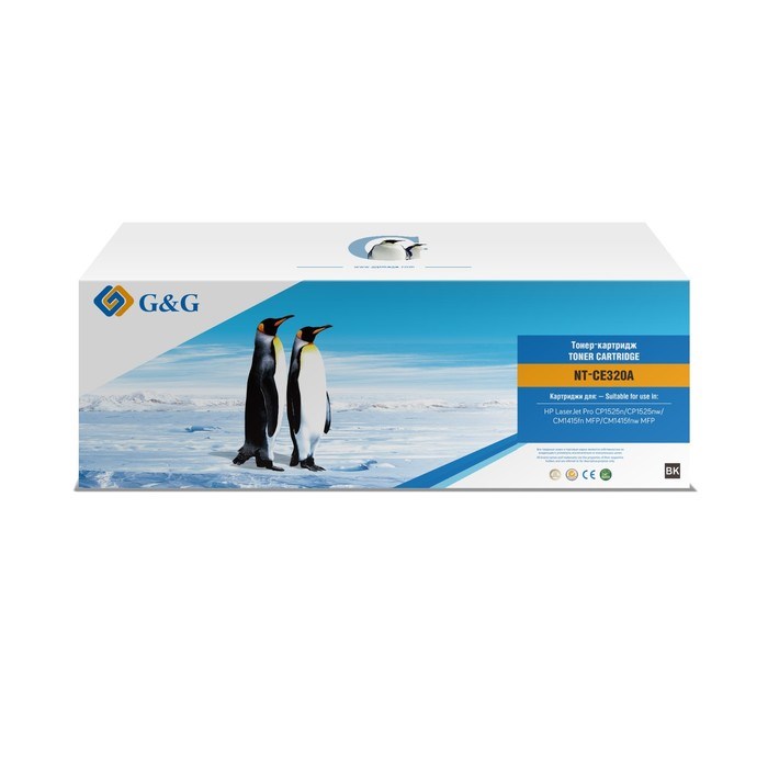 Картридж G&G NT-CE320A, для HP LJ Pro CP1525n/CP1525nw/CM1415fn, 2000 страниц, цвет чёрный - фото 51376037