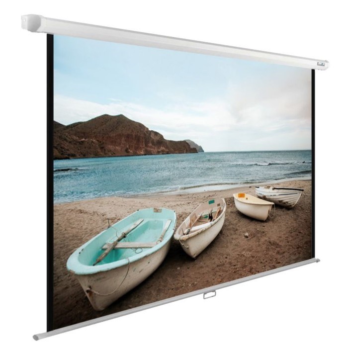 Экран Cactus 138x220см CS-PSWE-220x138-WT, 16:10, настенно-потолочный, рулонный, белый - фото 51377180