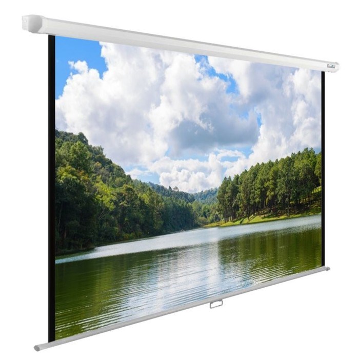 Экран Cactus 150x240см CS-PSWE-240x150-WT, 16:10, настенно-потолочный, рулонный, белый - фото 51377187