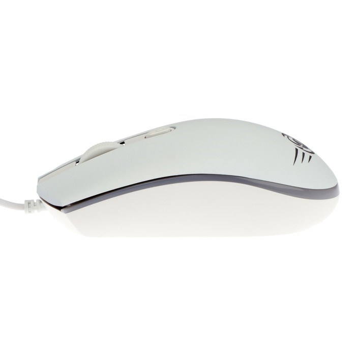 Мышь Dialog MGK-07U WHITE Gan-Kata, игровая, проводная, подсветка, 1600 dpi, USB, белая - фото 51377826
