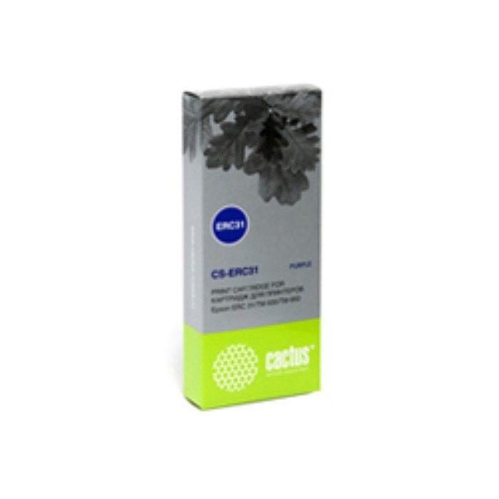Картридж ленточный Cactus CS-ERC31 фиолетовый для Epson ERC 31/TM-930/950 - фото 51377842 Картридж ленточный Cactus CS-ERC31 фиолетовый для Epson ERC 31/TM-930/950 - фото 51377842