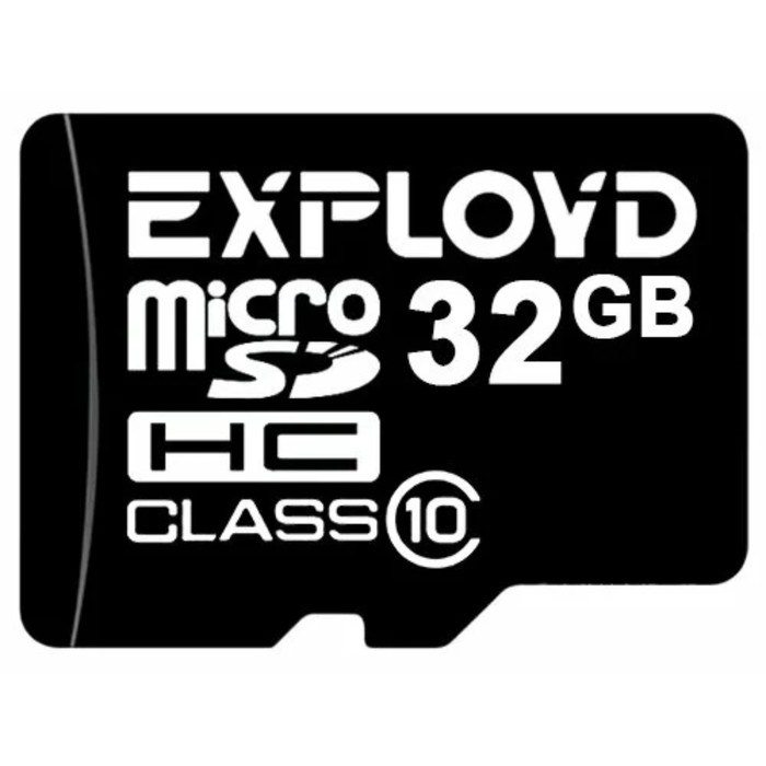 Карта памяти Exployd MicroSD, 32 Гб, SDHC, класс 10 - фото 51378099