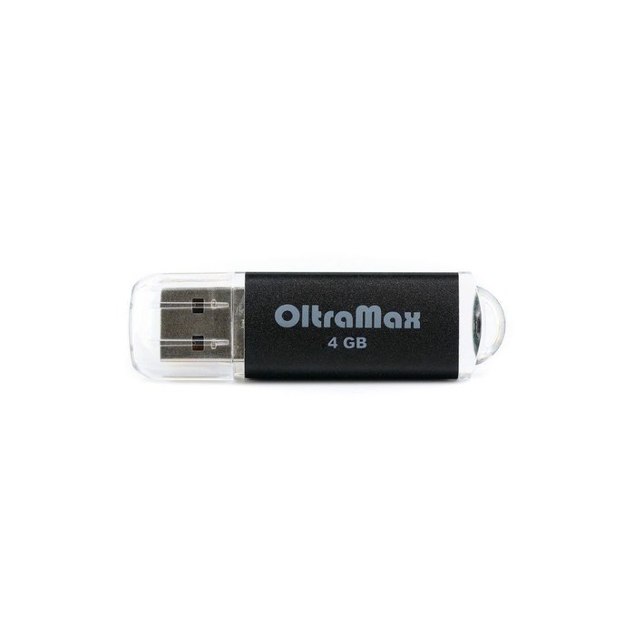 Флешка OltraMax 30, 4 Гб, USB2.0, чт до 15 Мб/с, зап до 8 Мб/с, чёрная - фото 51378124