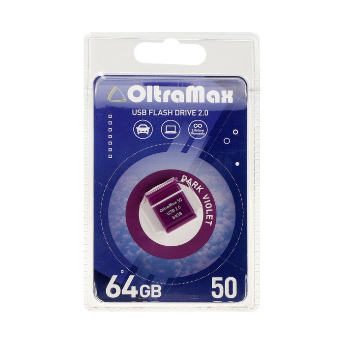 Флешка OltraMax 50, 32 Гб, USB2.0, чт до 15 Мб/с, зап до 8 Мб/с, красная - фото 51378191